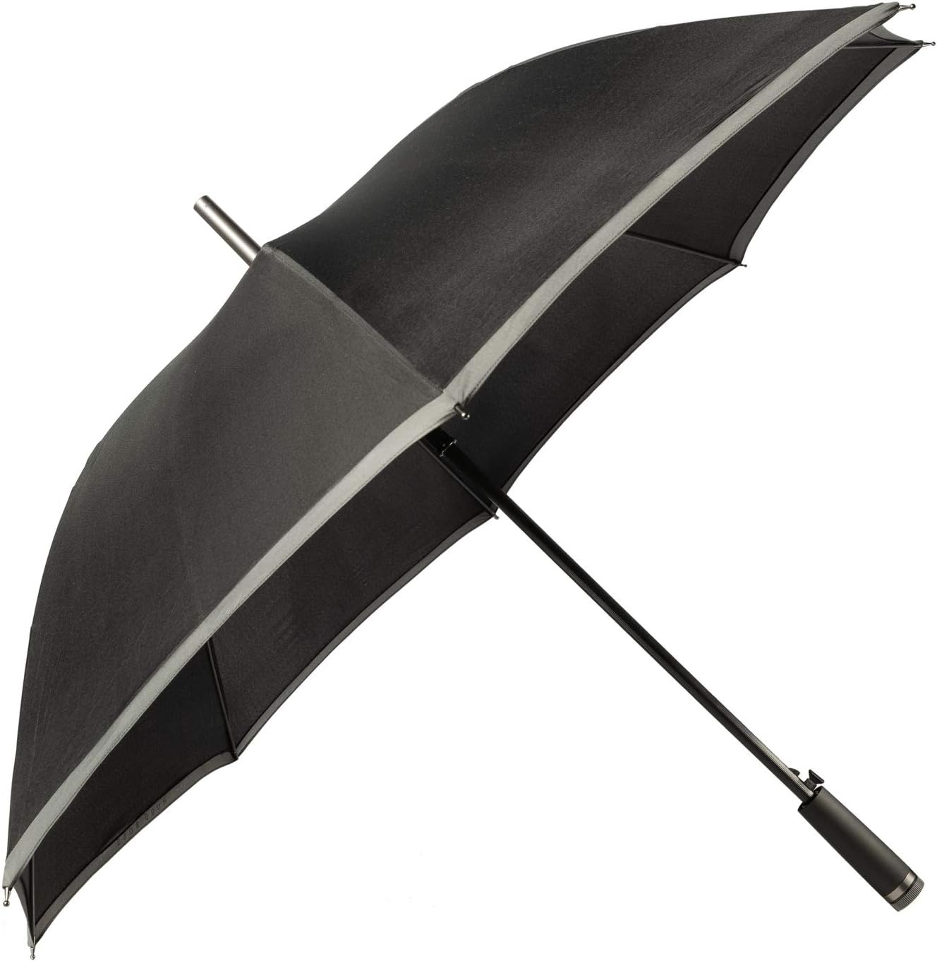BOSS Hugo Gear Black Umbrella – Extra Strong with Rust and Scratch Protection