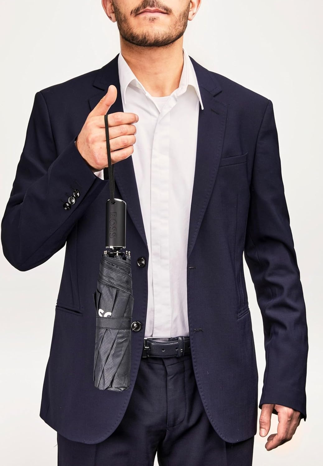 Hugo Boss Pocket Umbrella Loop Black