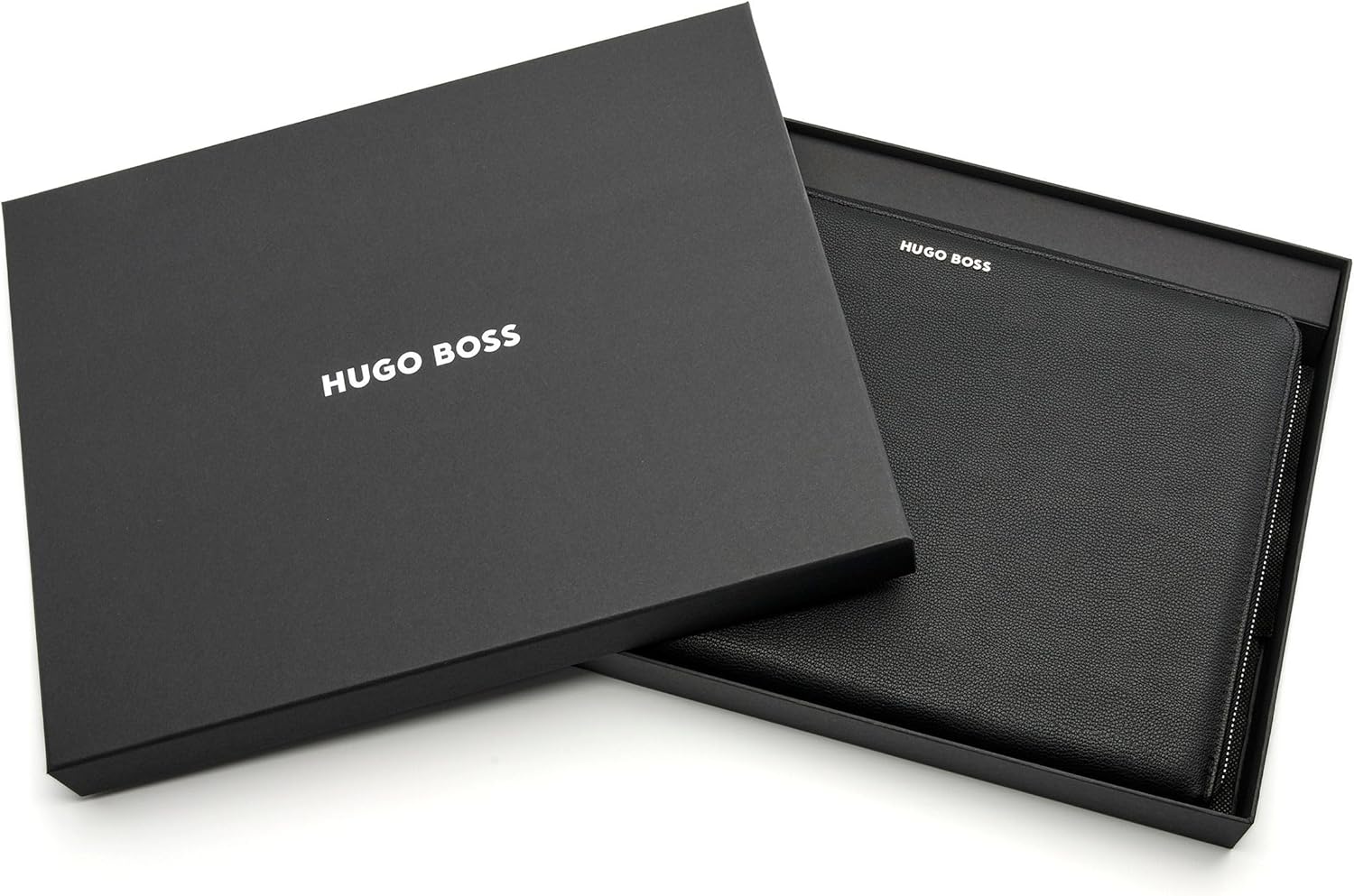 Hugo Boss Conference Folder Zip A4 Pure Iconic Black