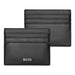 BOSS HUGO Classic Smooth Card Holder Black