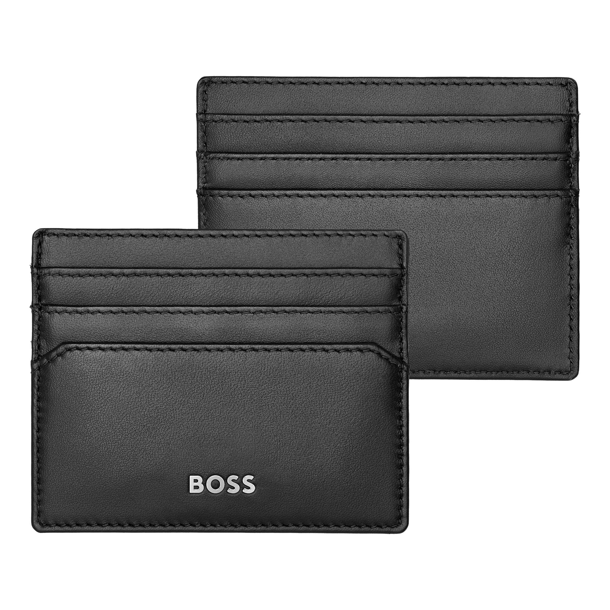 BOSS HUGO Classic Smooth Card Holder Black