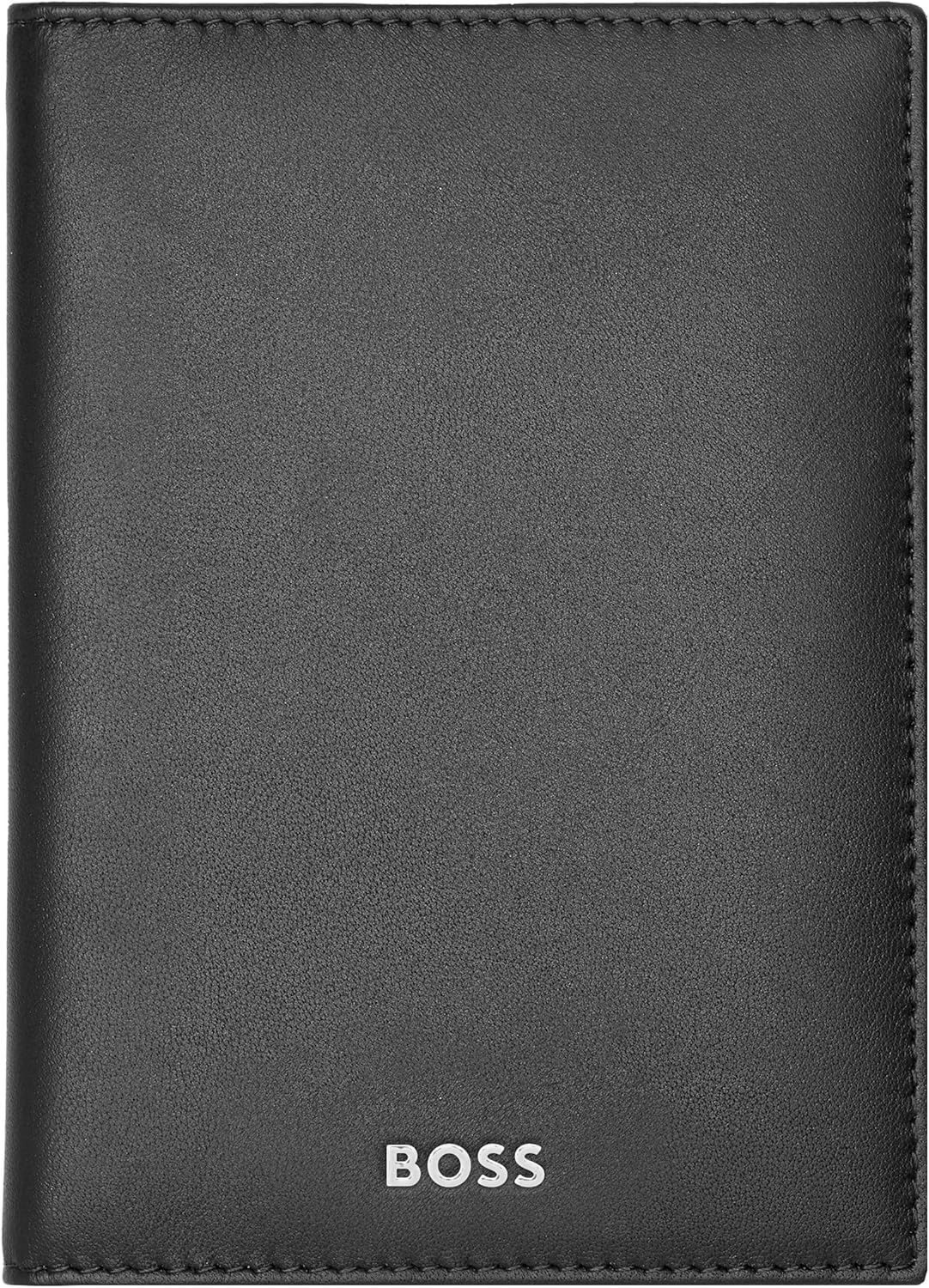BOSS HUGO Classic Smooth Passport Case Black
