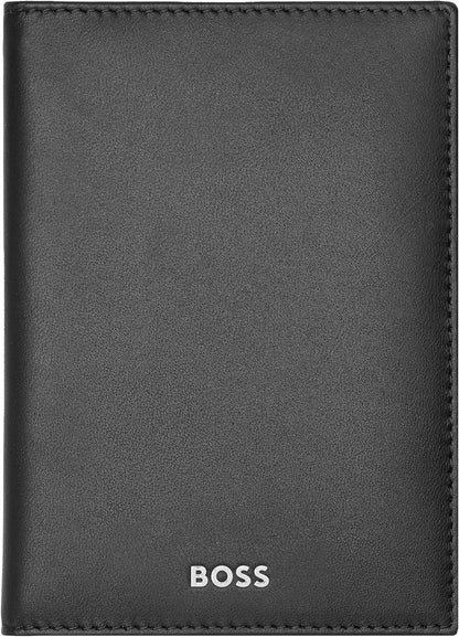 BOSS HUGO Classic Smooth Passport Case Black