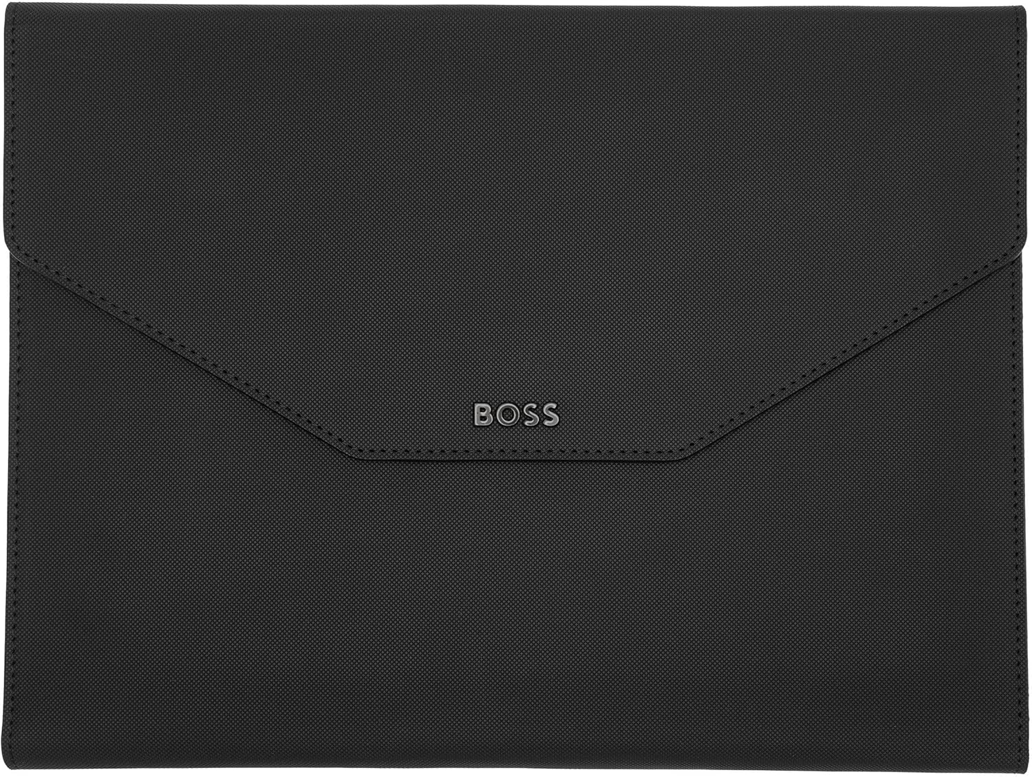 HUGO BOSS Hugo Boss A4 Writing Case Rive Black
