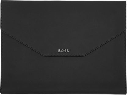 HUGO BOSS Hugo Boss A4 Writing Case Rive Black