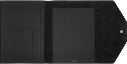 HUGO BOSS Hugo Boss A4 Writing Case Rive Black