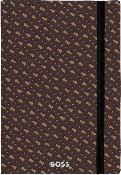 BOSS Notitieboek A5 Monogram Camel Lined