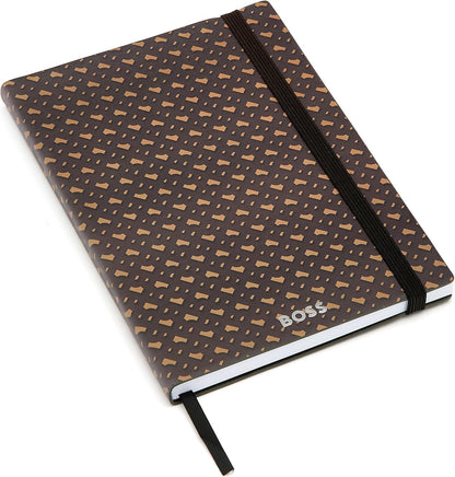 BOSS Notitieboek A5 Monogram Camel Lined