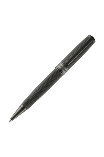 BOSS HUGO - Penna a sfera Totem HSY5764 - Penna a sfera di design con meccanismo a rotazione - Elegante penna a sfera in metallo con confezione regalo - Penna business da uomo (nero