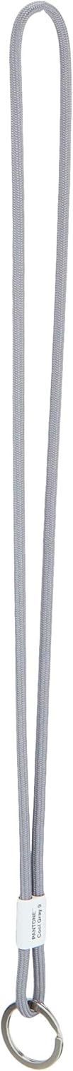 PANTONE Key Chain L, long key hanger, nylon, grey, Cool Gray 9 C
