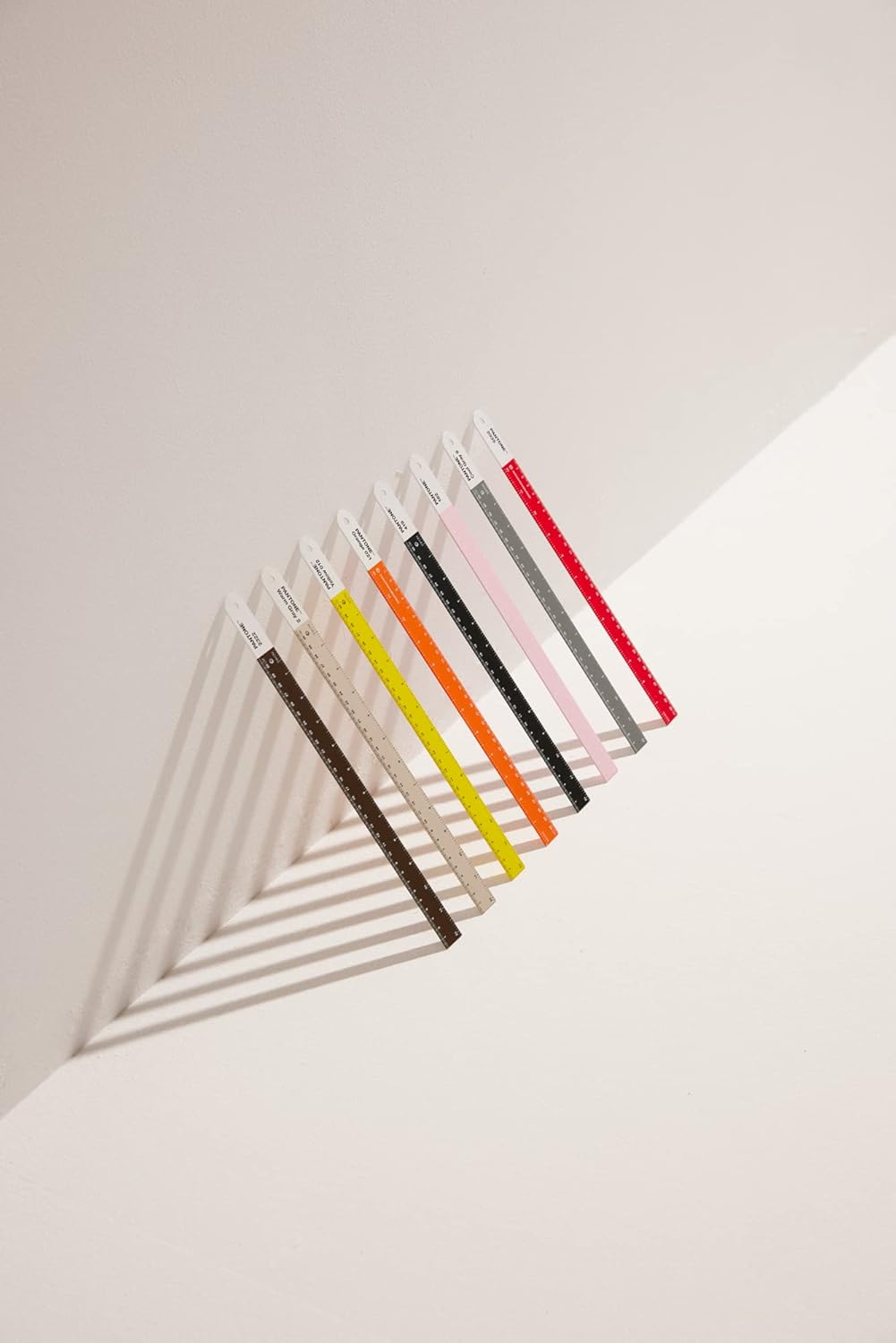 Copenhagen design Pantone Ruler Steel 30 cm-Giallo, Lega di Acciaio, Taglia Unica