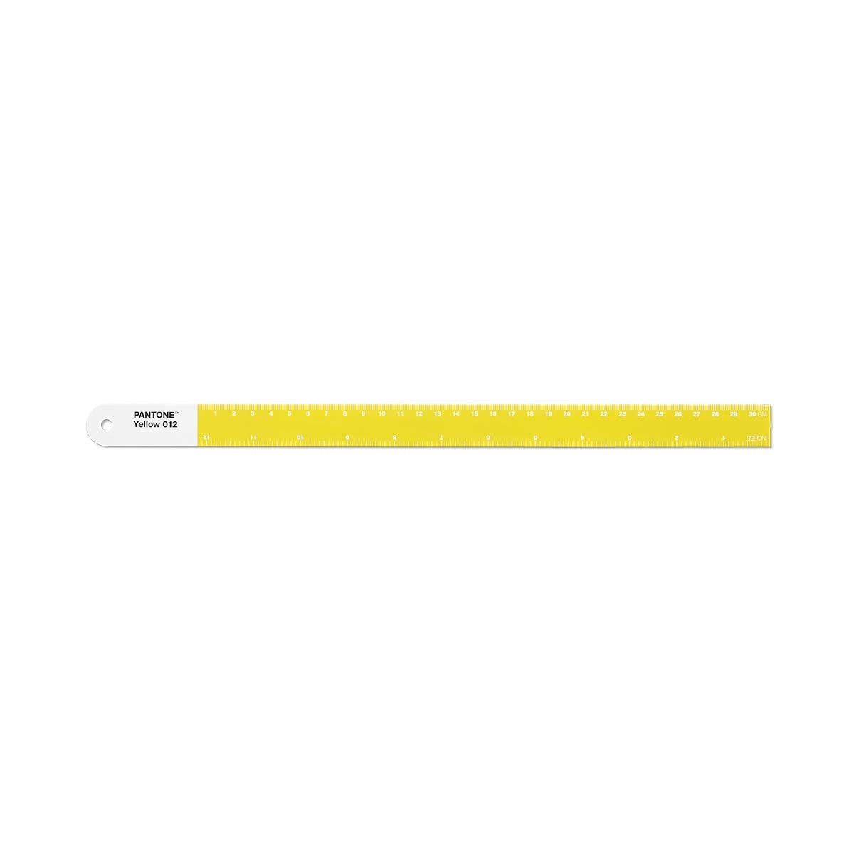 Copenhagen design Pantone Ruler Steel 30 cm-Giallo, Lega di Acciaio, Taglia Unica