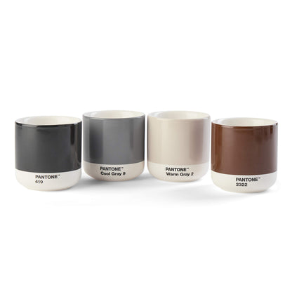 Cortado Thermo Cup, Mix of 4, (Warm Gray, Cool Gray, Brown, Black