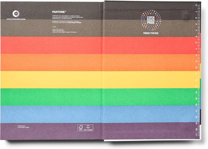 Copenhagen Design PANTONE Notebook L Unlined 96 Pages with Elastic Closure and Bookmark - Pride