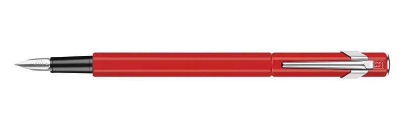 Caran d'Ache 849 Metal Fountain Pen Matt Red B