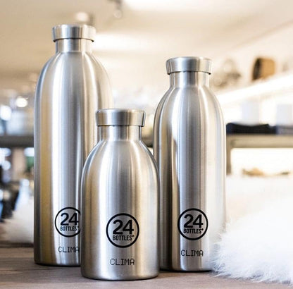 24Bottles Clima Bottle 330 ml Atlantic Steel Bottle, Adults Unisex, Multicoloured (Multicoloured), 330 ml