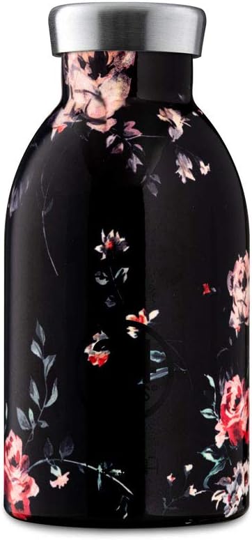 Geïsoleerde drinkfles 'Clima Bottle' van roestvrij staal 330 ml, kleur: Ebony Rose