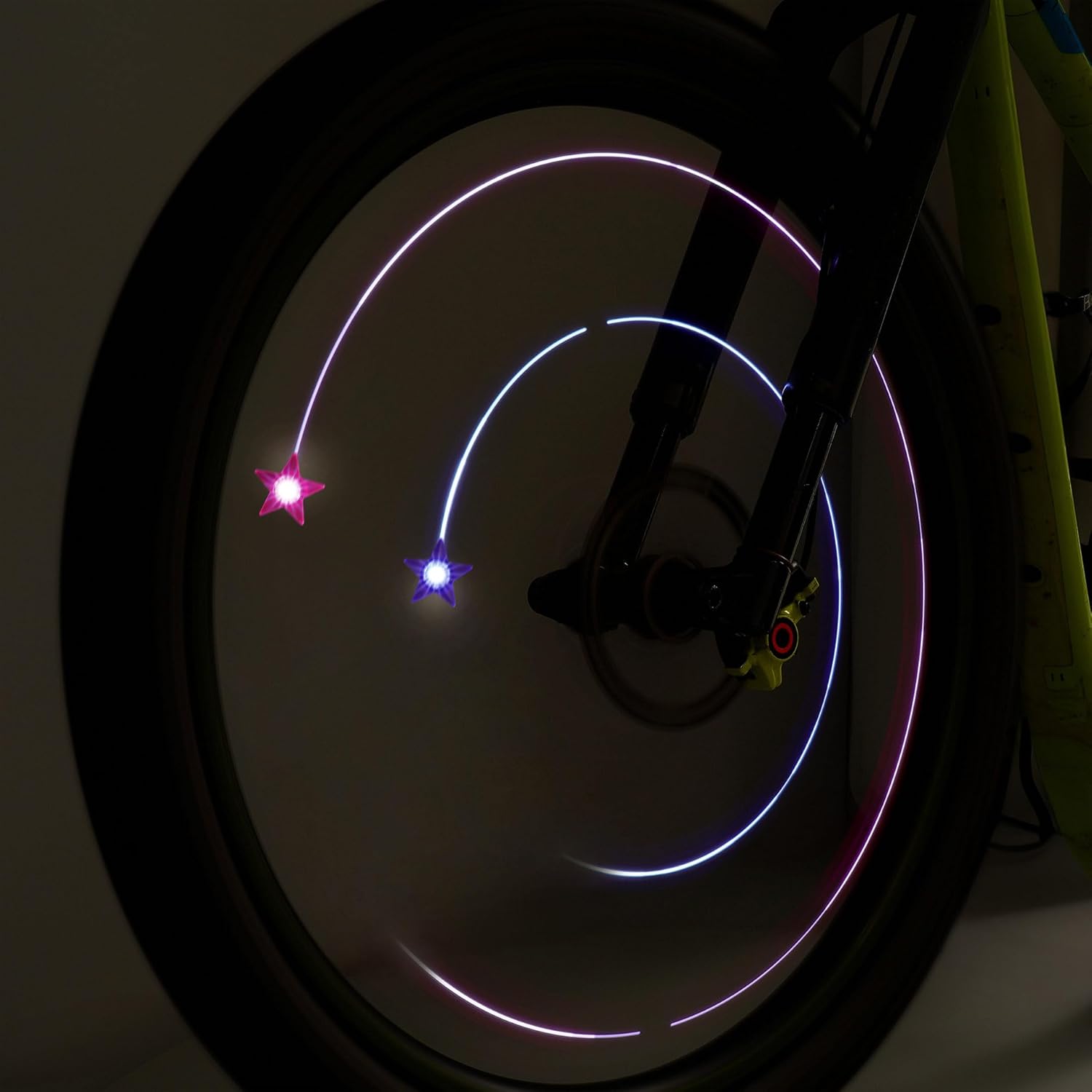 Bikeaholic Biketastic UK Ride & Shine SET OF 2 BICYCLE SPOKE LED LIGHTS -theme –‘UNICORN’