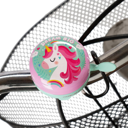 Legami Campanello per Bicicletta-Bike Bell, Clacson Bici per Bambini, Resistente, Tema Unicorno Gioventù Unisex