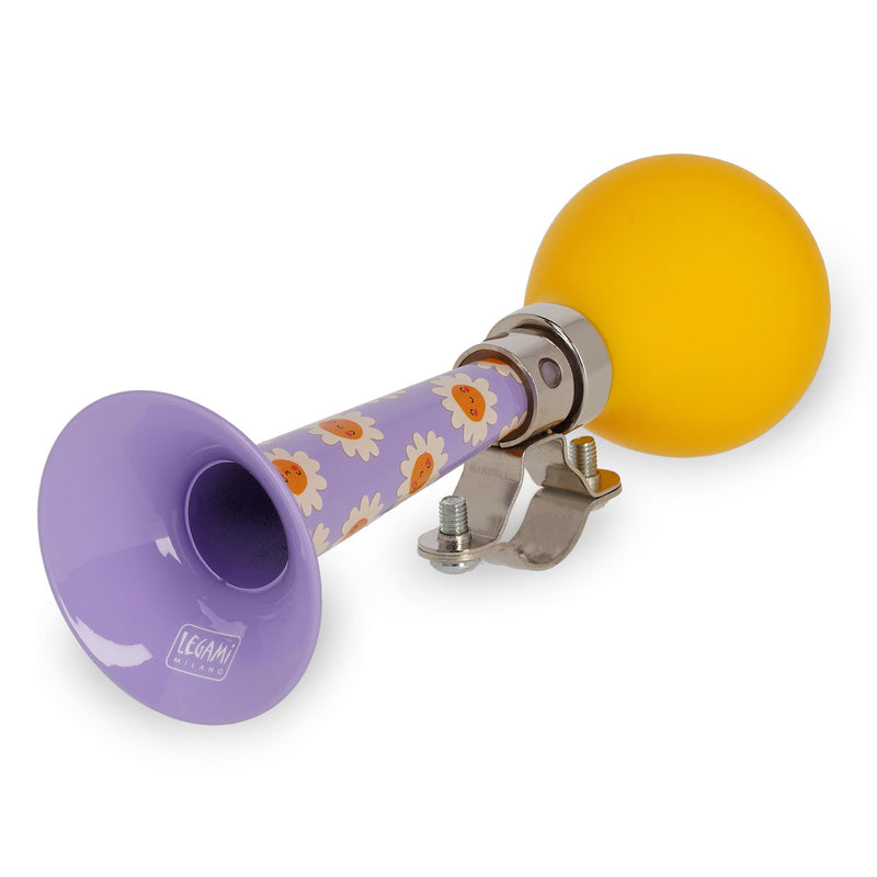 Legami Bike Horn Bell for Bicycles, Children's Bicycle Horn, Durable, Daisy Theme Youth Unisex