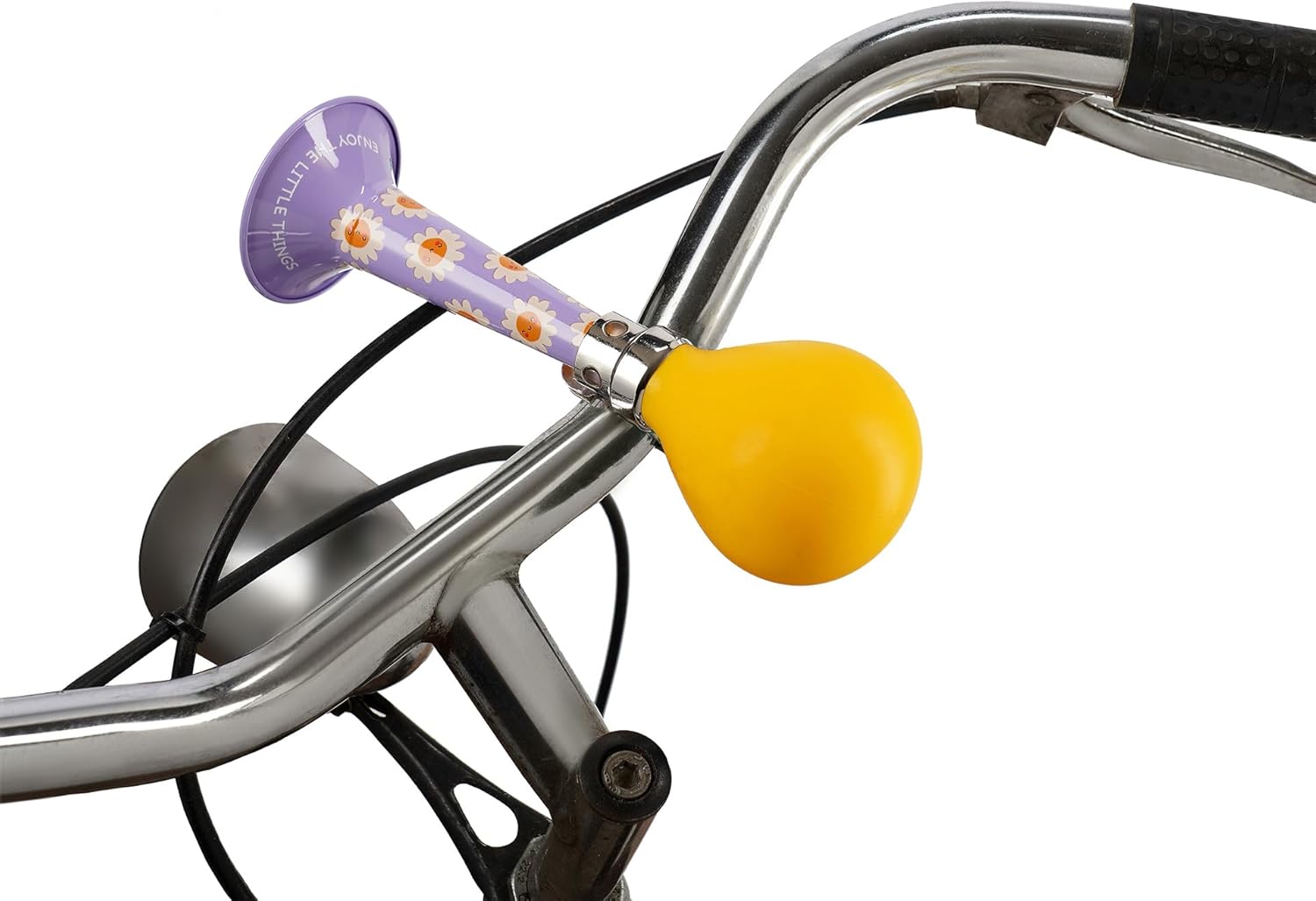 Legami Bike Horn Bell for Bicycles, Children's Bicycle Horn, Durable, Daisy Theme Youth Unisex