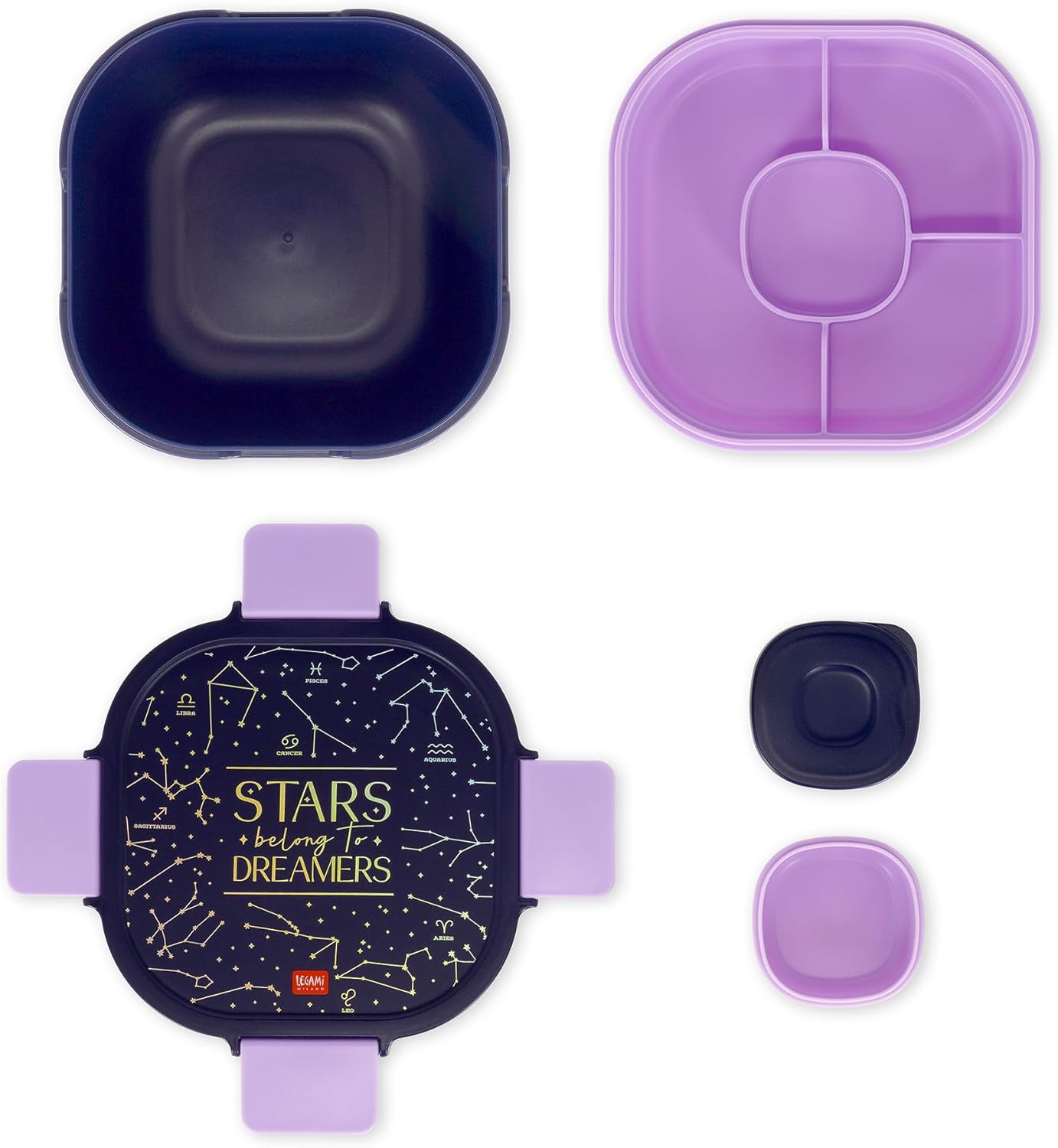 Legami Lunch Box 1700 Ml - Stars