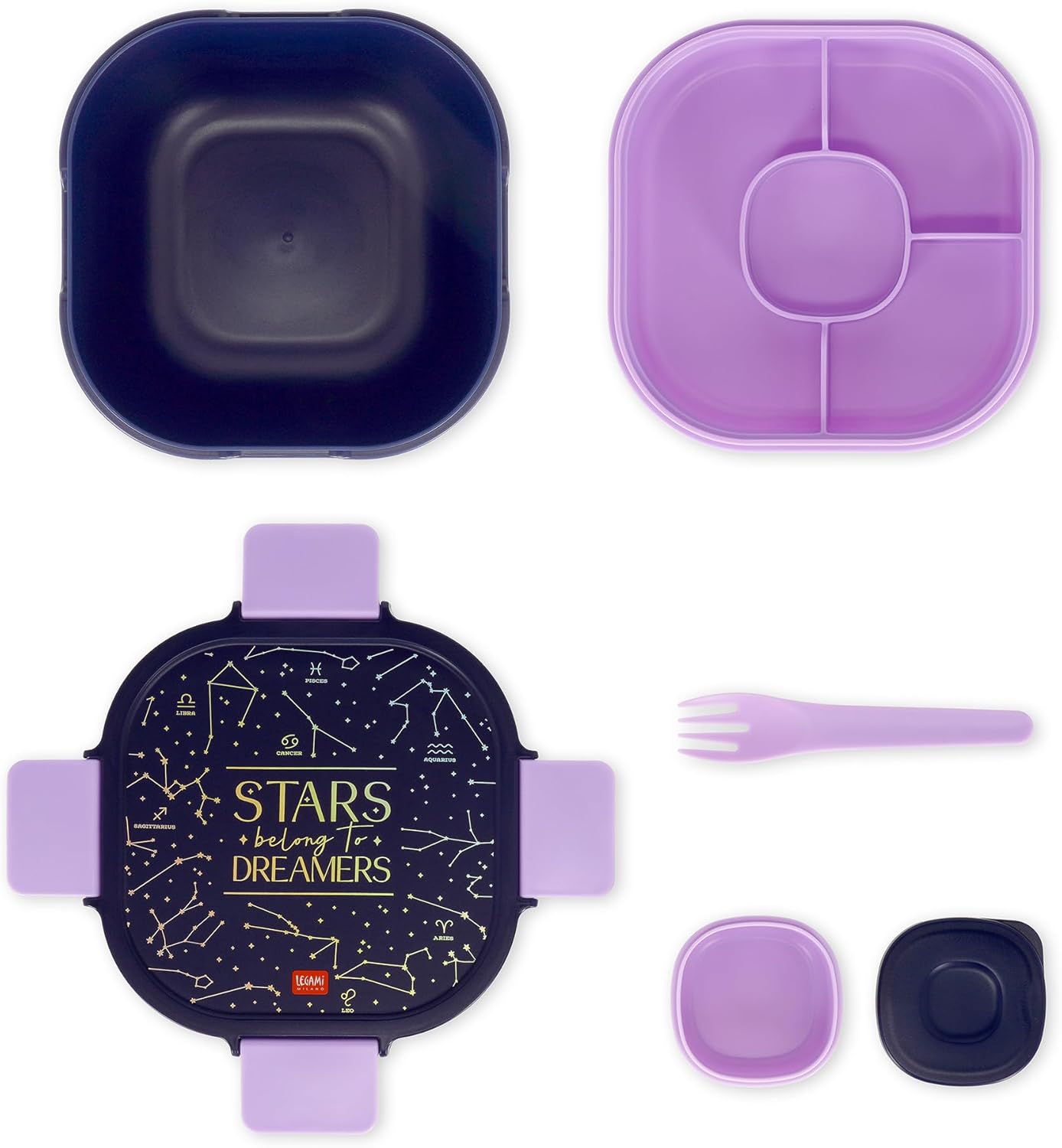 Legami Lunch Box 1700 Ml - Stars