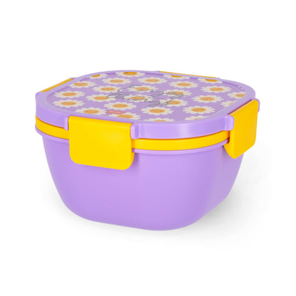 Legami LBS0003 Lunch Box, Polypropylene Silicone Polyethylene, Purple