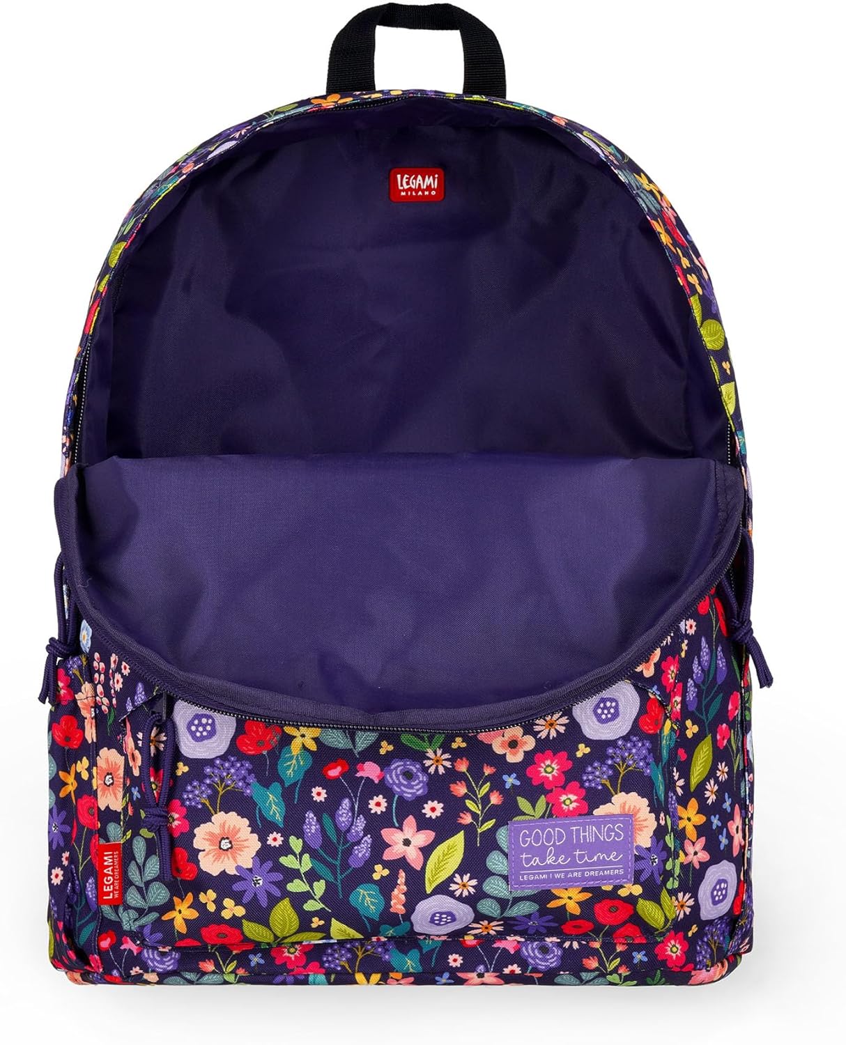 Legami - Zaino Per Scuola My Backpack, Cartella Scuola Foderata e Imbottita, Chiusura a Zip, Tasca Interna per Laptop e Tablet, Utilizzabile per viaggiare 32 L, 35 x 45 x 20 cm