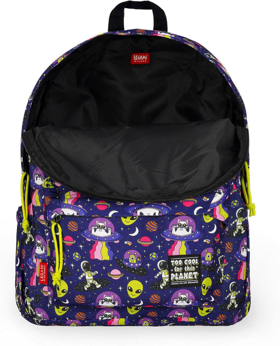 Legami - Zaino Per Scuola My Backpack, Cartella Scuola Foderata e Imbottita, Chiusura a Zip, Tasca Interna per Laptop e Tablet, Utilizzabile per viaggiare 32 L, 35 x 45 x 20 cm