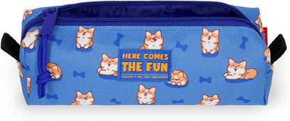 Legami - Astuccio My Pencil Case, Chiusura a Zip, in Plastica riciclata, Resistente, Capiente, Pratico, Astuccio per Scuola, per Ufficio, 22 x 6 cm