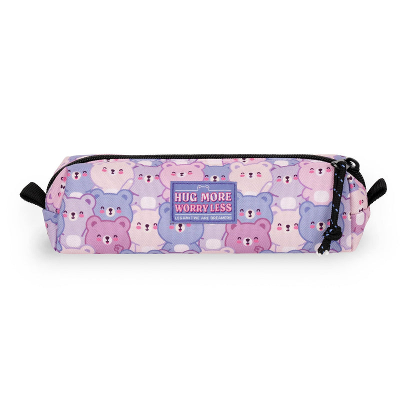 Legami - Astuccio My Pencil Case, Chiusura a Zip, in Plastica riciclata, Resistente, Capiente, Pratico, Astuccio per Scuola, per Ufficio, 22 x 6 cm