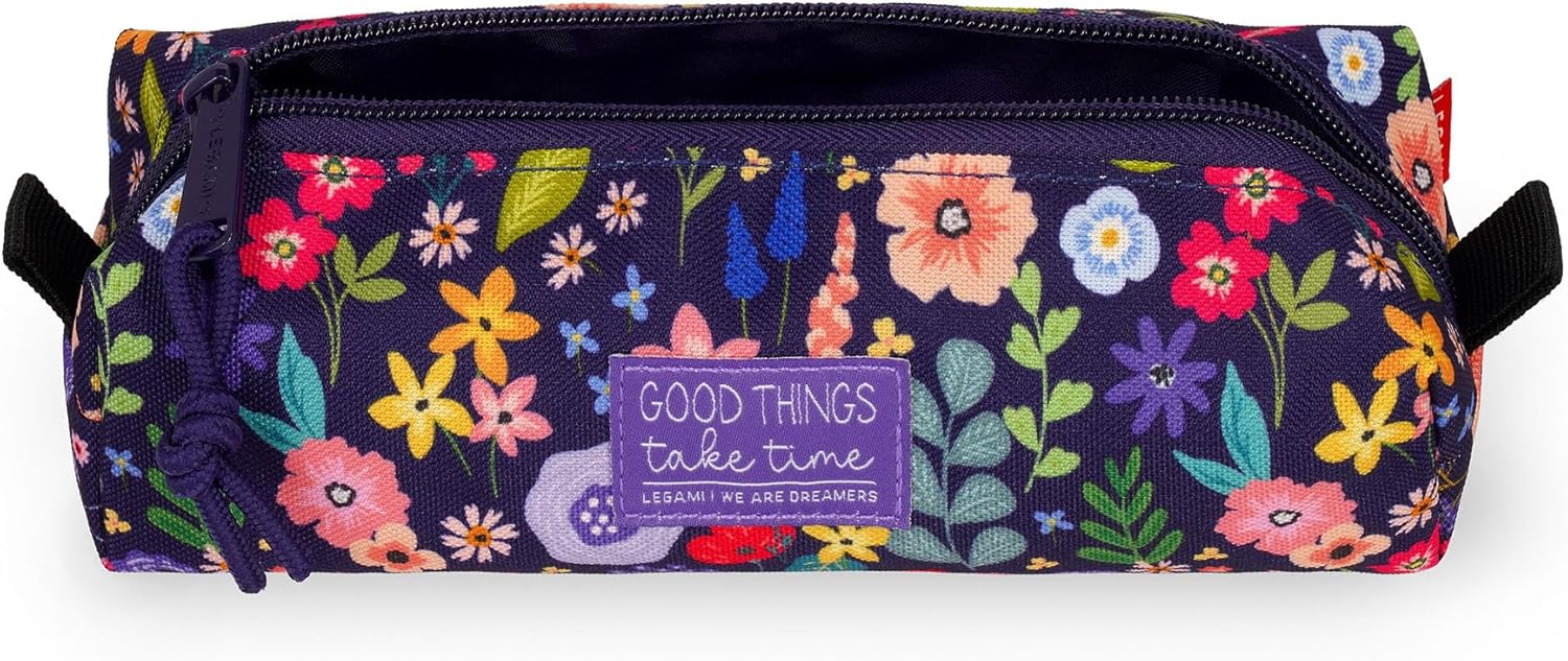 Legami - Astuccio My Pencil Case, Chiusura a Zip, in Plastica riciclata, Resistente, Capiente, Pratico, Astuccio per Scuola, per Ufficio, 22 x 6 cm