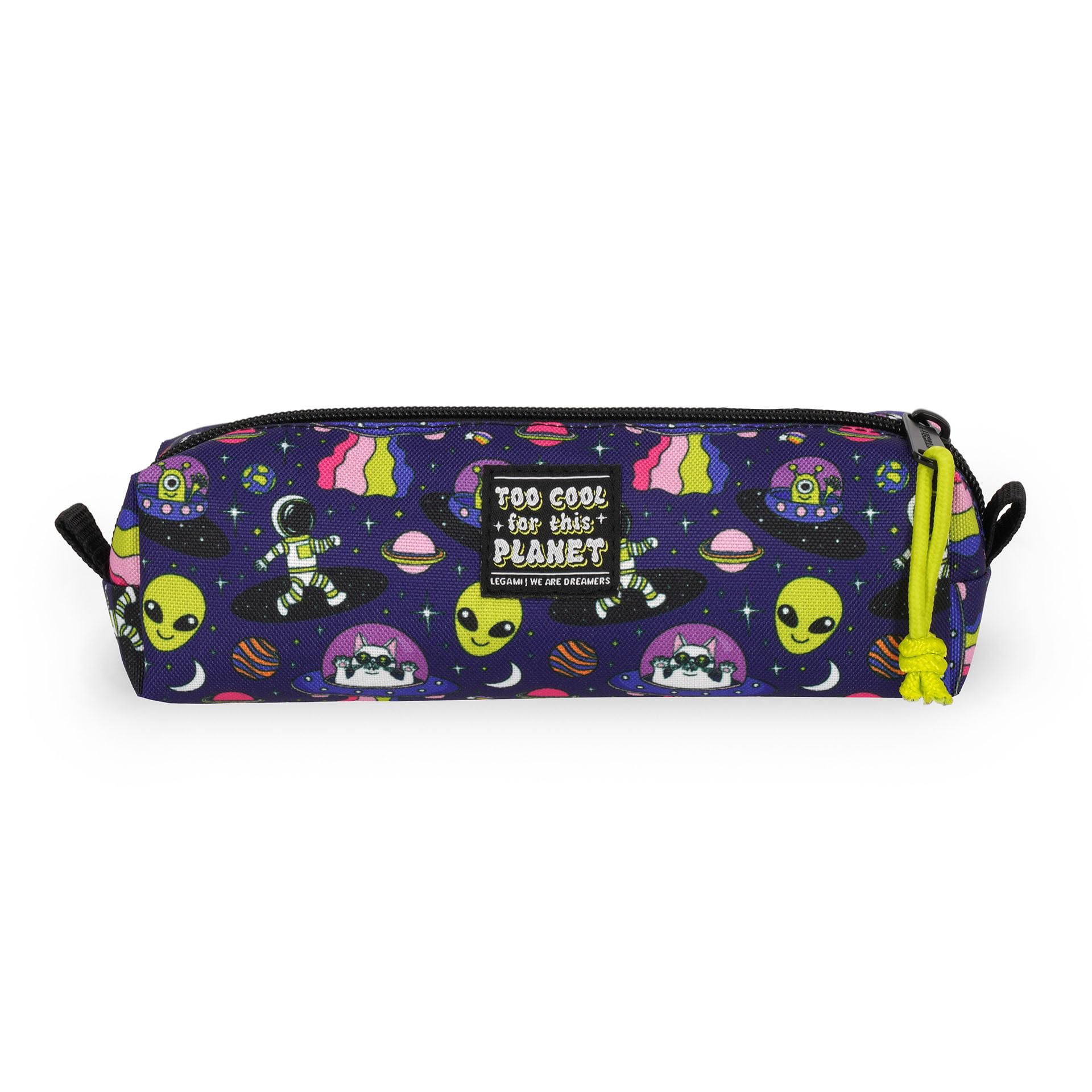 Legami - Astuccio My Pencil Case, Chiusura a Zip, in Plastica riciclata, Resistente, Capiente, Pratico, Astuccio per Scuola, per Ufficio, 22 x 6 cm