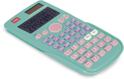 Legami - Count On Me Scientific Calculator, Daisy Theme, 3 Modes, Base, Scientific Functions and Statistical Calculations, Sliding Cover, Digital, Dual Power