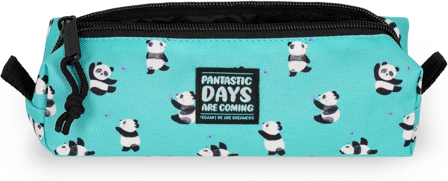 Legami - Astuccio My Pencil Case, Chiusura a Zip, in Plastica riciclata, Resistente, Capiente, Pratico, Astuccio per Scuola, per Ufficio, 22 x 6 cm
