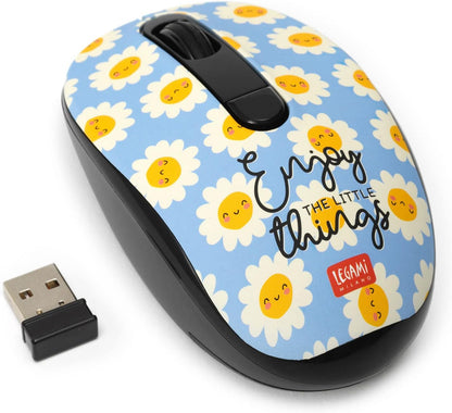 Legami Wireless Mouse - Daisy