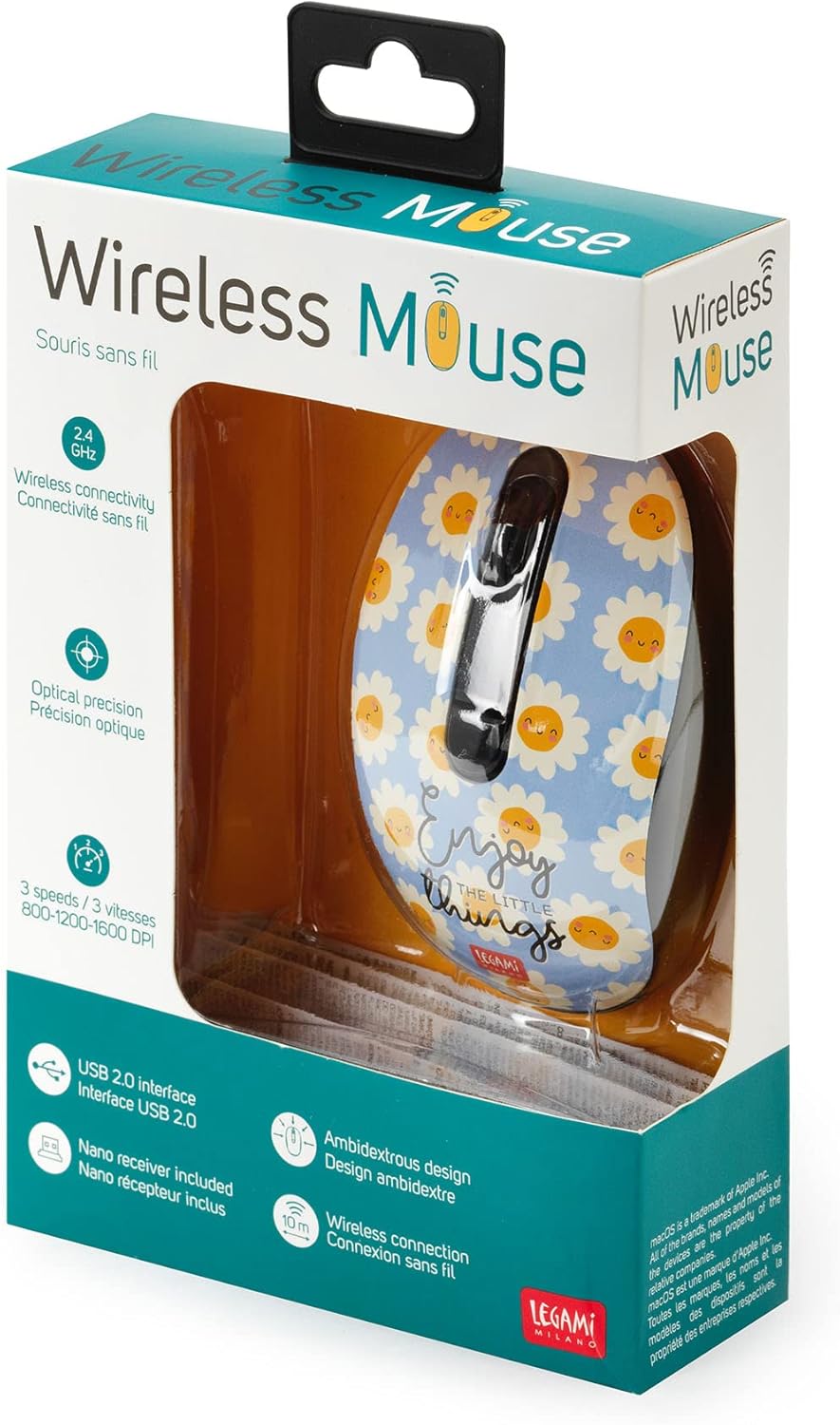 Legami Wireless Mouse - Daisy