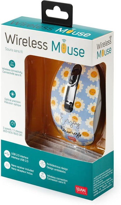 Legami Wireless Mouse - Daisy