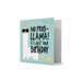 Legami Carte d'anniversaire sans probllama. 7 x 7 cm.