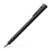 Faber-Castell 342303 - Stilografica Neo Slim in metallo, larghezza pennino B, nero