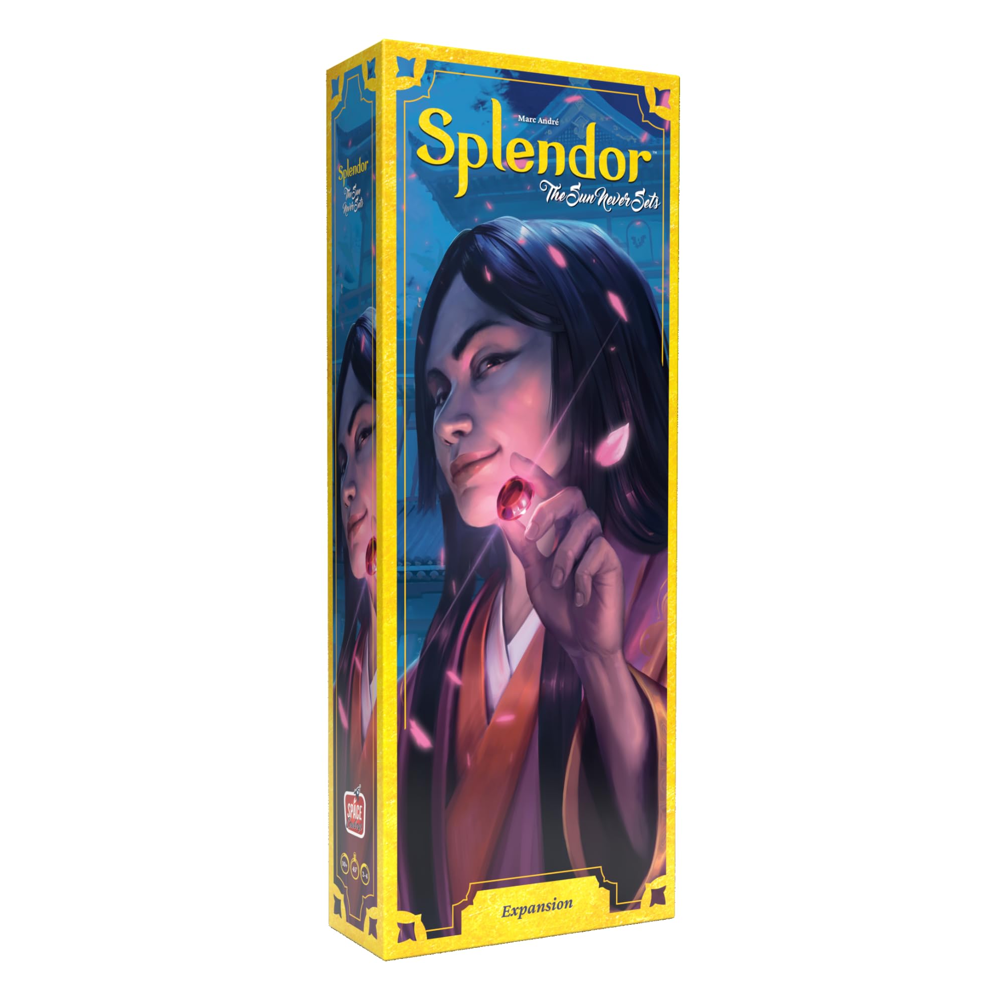 Asmodee | Splendor: The Sun Never Sets | Board Game Expansion | Ages 10+ | 2-4 Players | 30 Minutes Playing Time