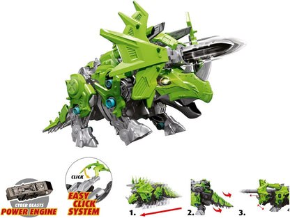 Revell 07852 TerraTops: CyberBeasts 1:35 Scale Unbuilt Pre-Coloured Plastic Model Kit With Moving Parts & CyberBeasts Engine