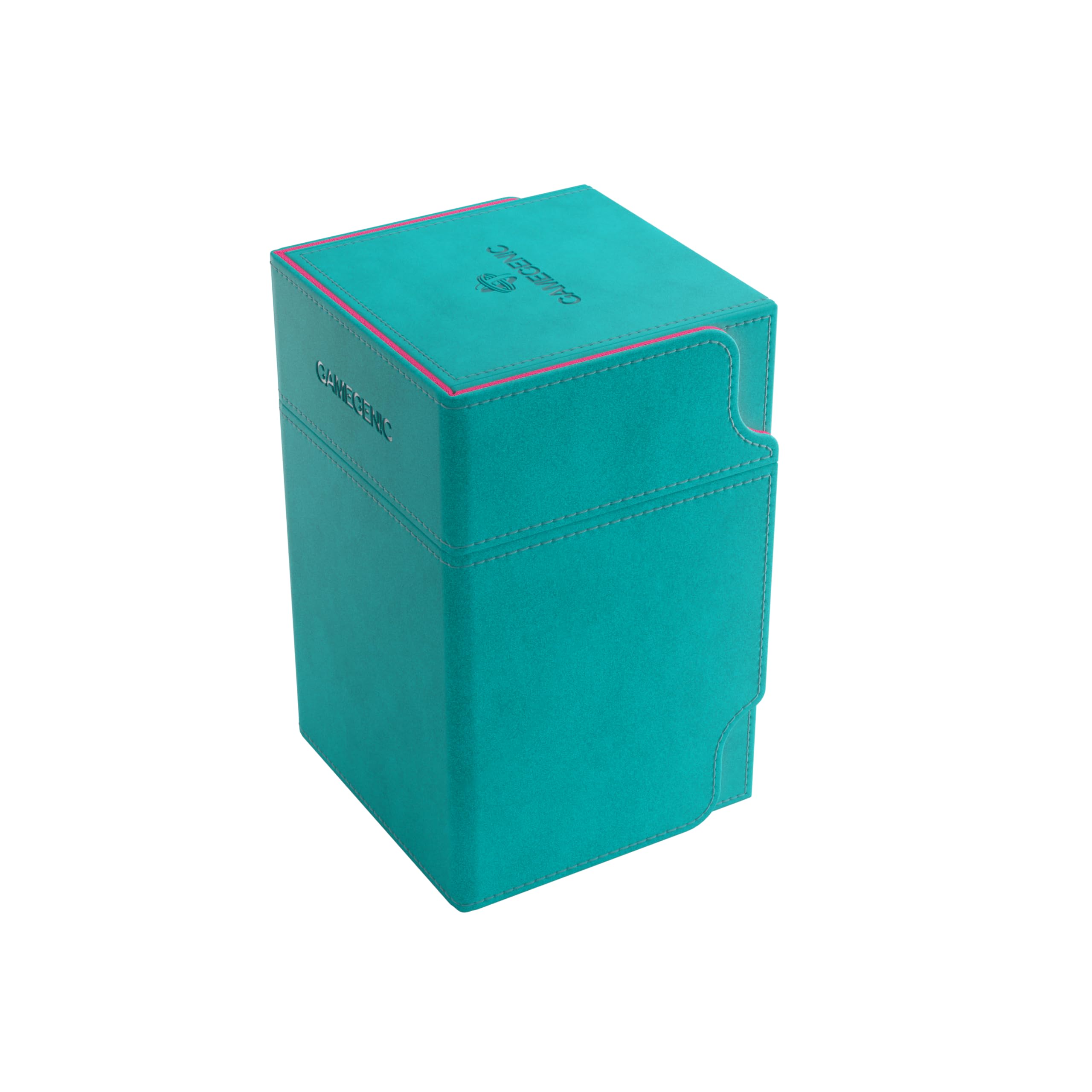 Gamegenic, Watchtower 100+ XL Exclusive Line Teal/Pink, up to 100 Double-Sided Cards, Colour: Turquoise/Pink