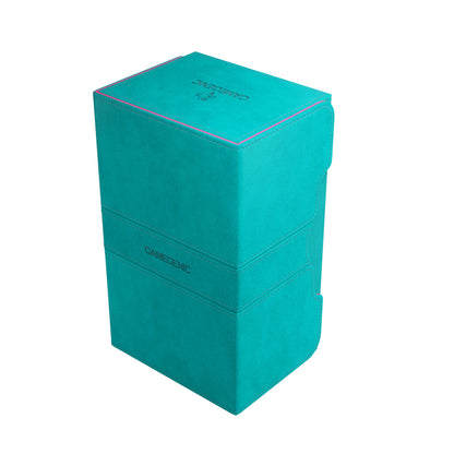 Gamegenic | Stronghold Deck Pod 200+ XL - Teal/Pink | Trading Card Game Accessory