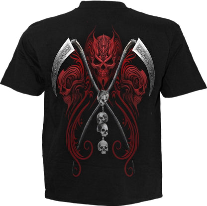 Spiral - REAPERESS (Unisex Black Short Sleeve T-Shirts) 4X Large