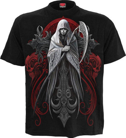 Spiral - REAPERESS (Unisex Black Short Sleeve T-Shirts) Medium
