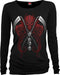 Spiral - REAPERESS (Female Black Long Sleeve Tops) Small