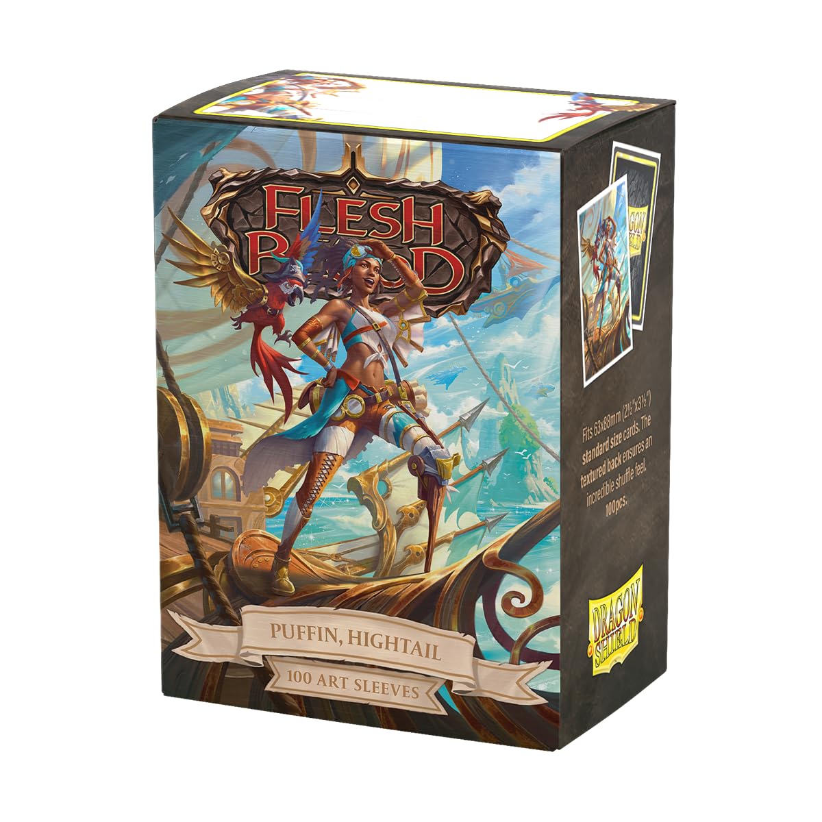 Dragon Shield | Flesh & Blood Art Sleeves | 100 CT - Smooth & Tough Premium TCG Sleeves | Compatible with Pokemon, One Piece & Magic the Gathering |