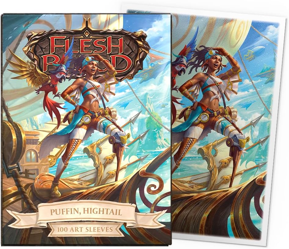 Dragon Shield | Flesh & Blood Art Sleeves | 100 CT - Smooth & Tough Premium TCG Sleeves | Compatible with Pokemon, One Piece & Magic the Gathering |